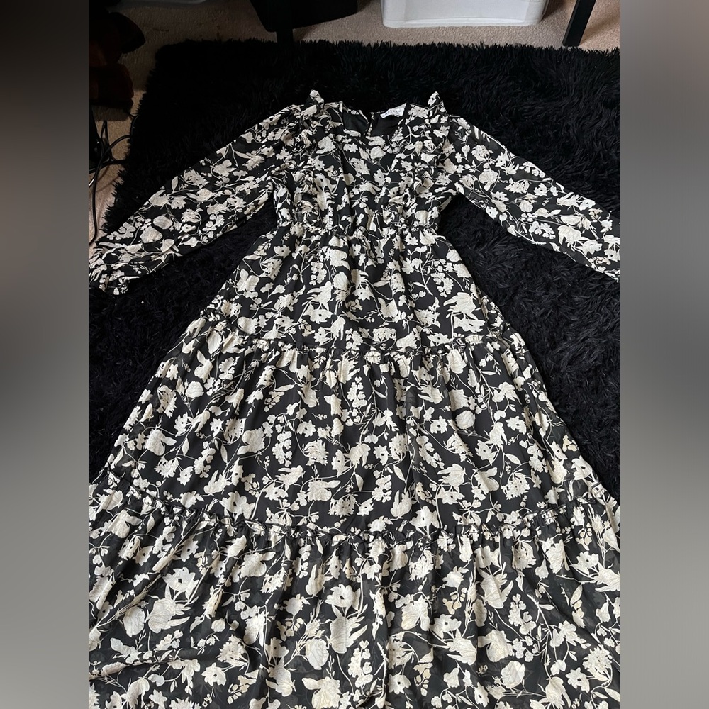 long sleeve long dress